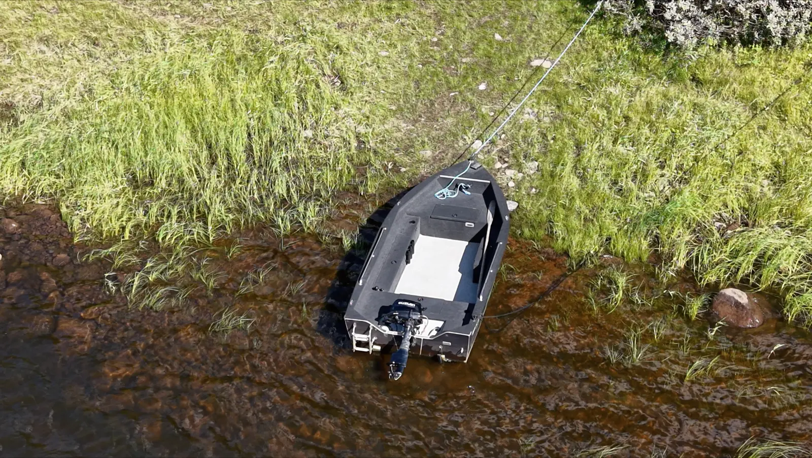 Brema 435 with a Suzuki engine, viewed from above